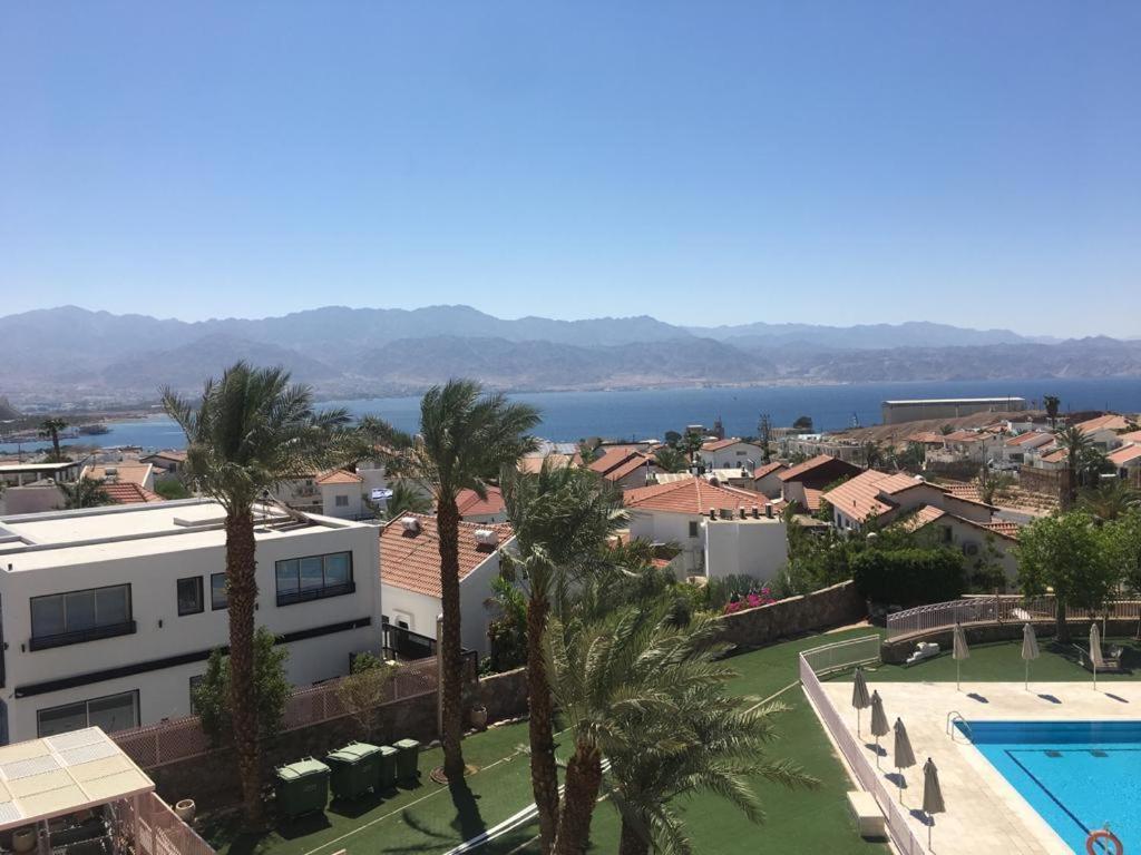Villa With Heated Pool And Jacuzzi Sea View 300M Front Of The Beach Eilat Esterno foto