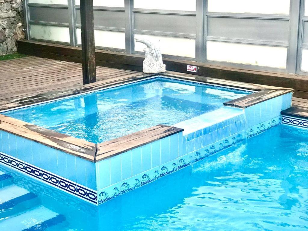 Villa With Heated Pool And Jacuzzi Sea View 300M Front Of The Beach Eilat Esterno foto